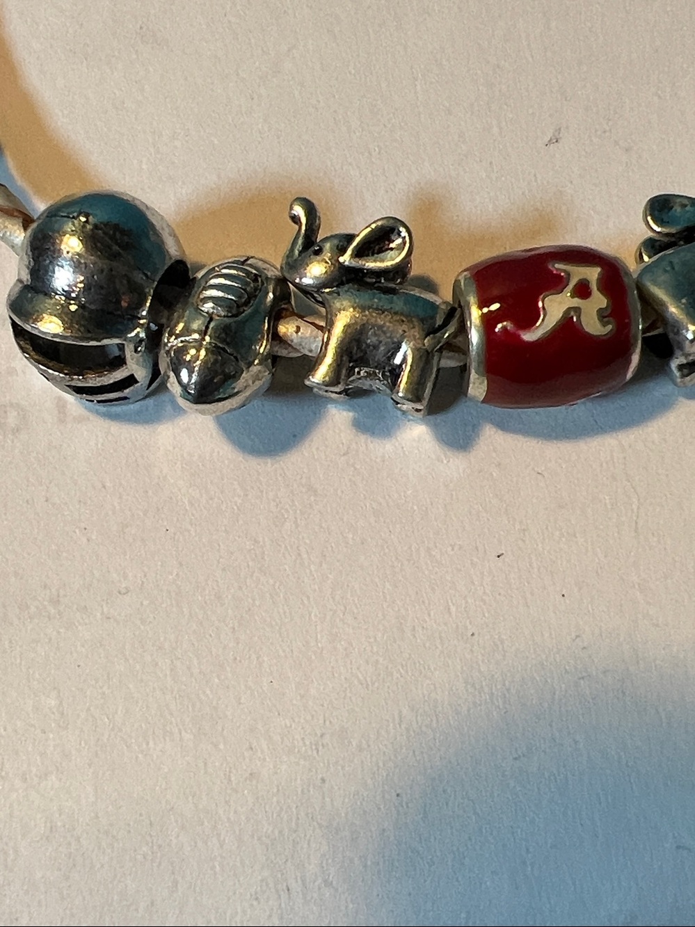 Alabama Crimson Tide Bracelet charms - Picture 2 of 4